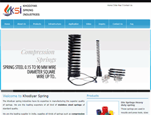 Tablet Screenshot of khodiyarspring.com